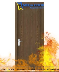 Cửa gỗ chống cháy 60 phút