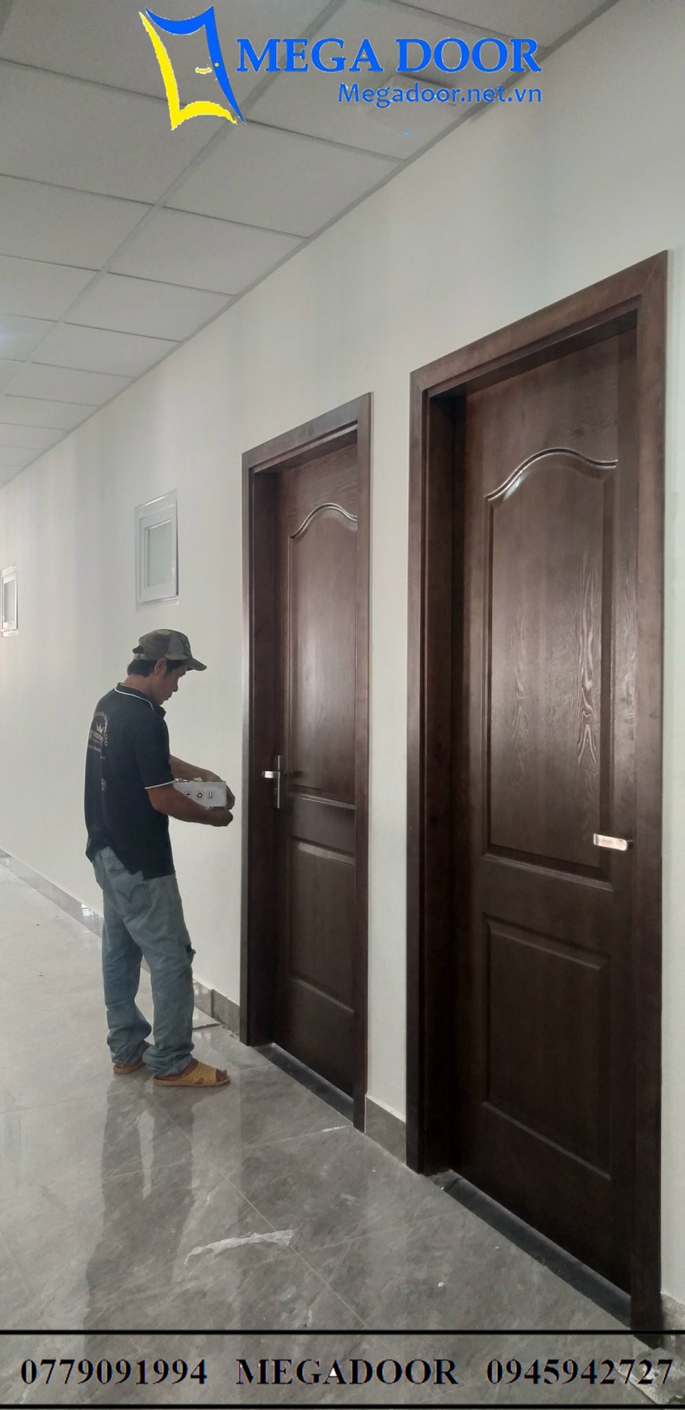 Cửa Gỗ Công Nghiệp HDF SƠN