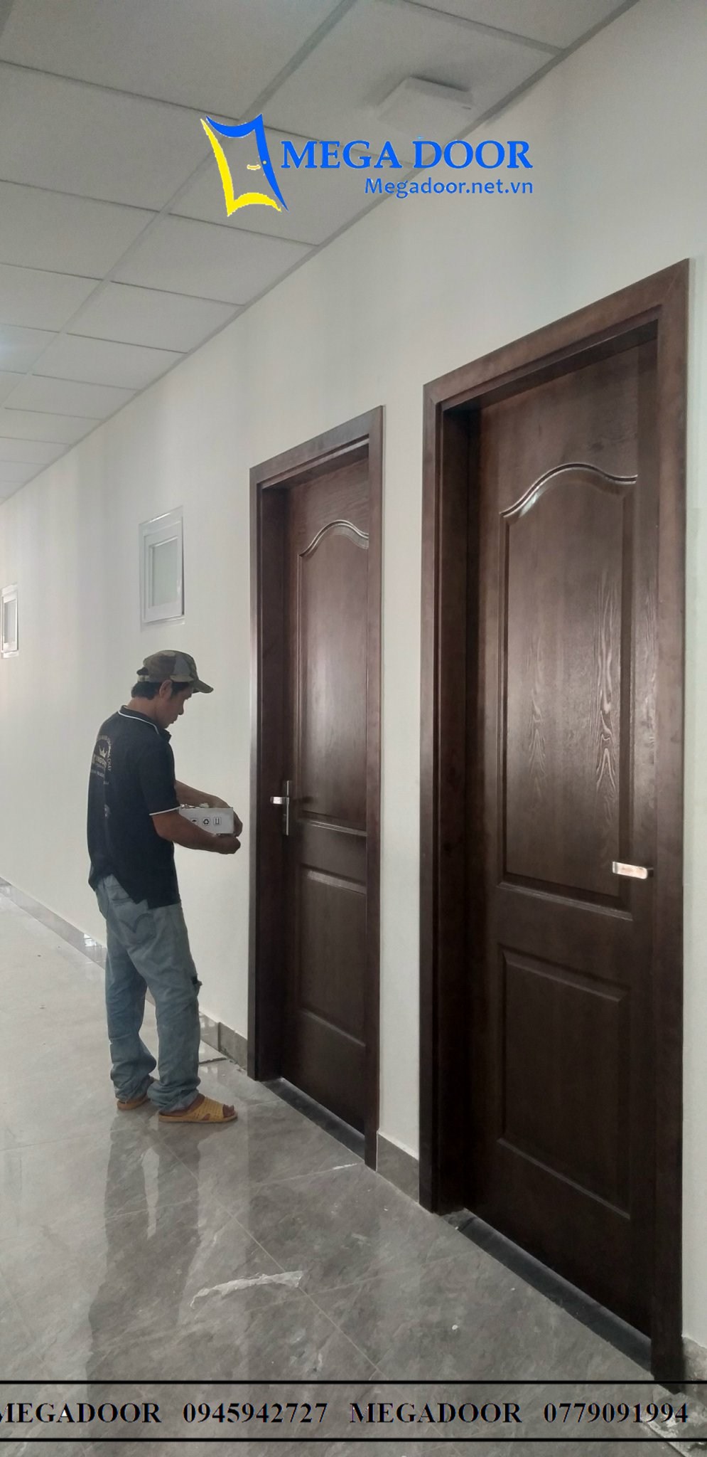 Cửa Gỗ Công Nghiệp HDF Veneer