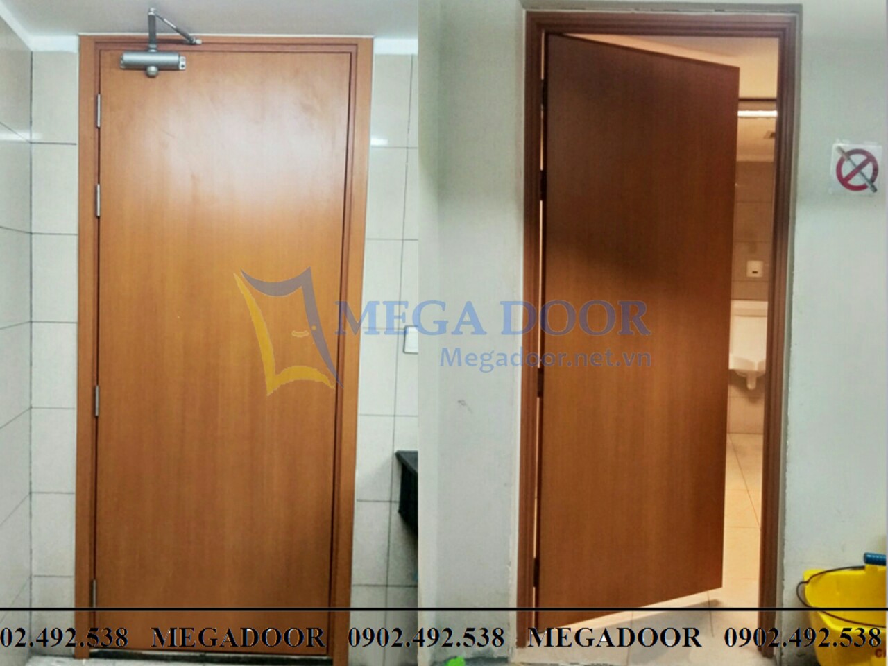 Cửa gỗ MDF Veneer đẹp tại Cần Thơ