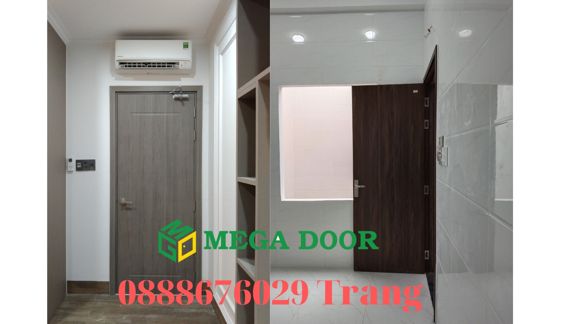 Cửa nhựa giả gỗ đẹp