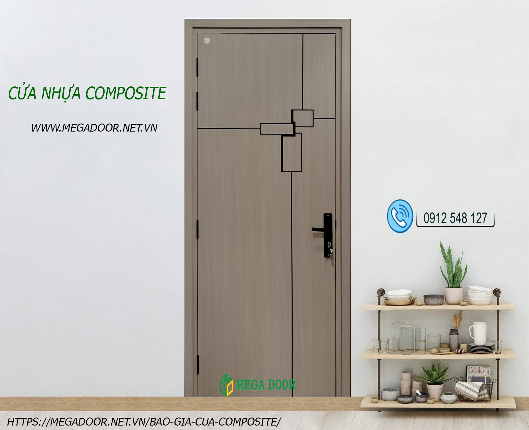 cửa nhựa composite syb E1 CNCD