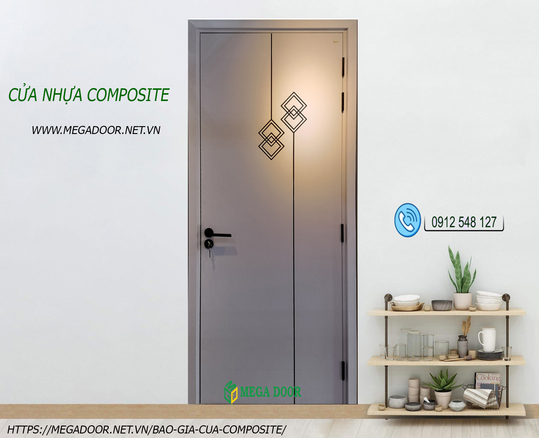cửa nhựa composite syb E6 CNCD
