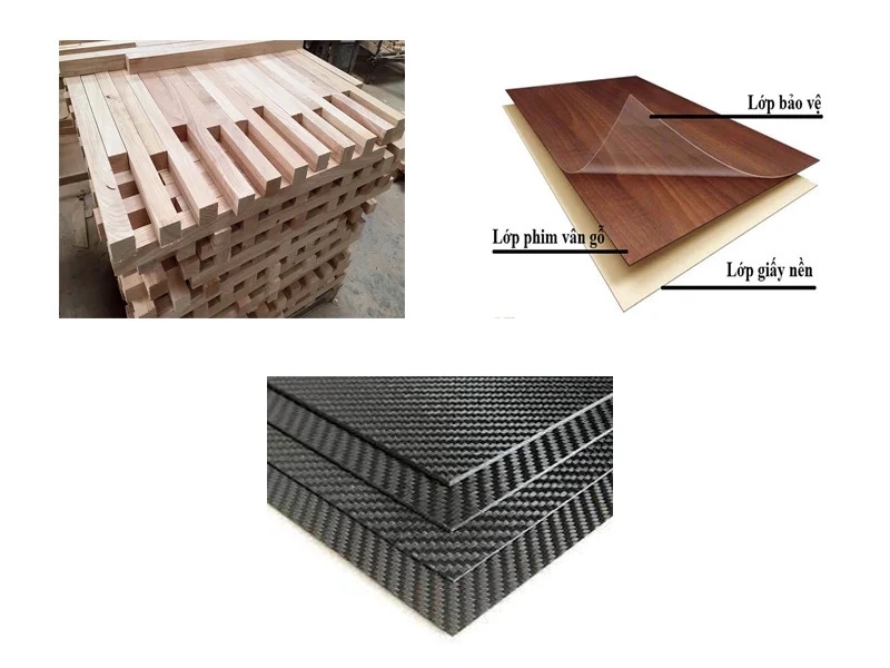 vật liệu cửa gỗ carbon