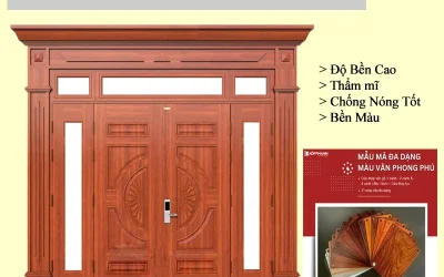 cửa thép vân gỗ tại bình thuận