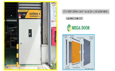 cửa thép chống cháy tại quận 2