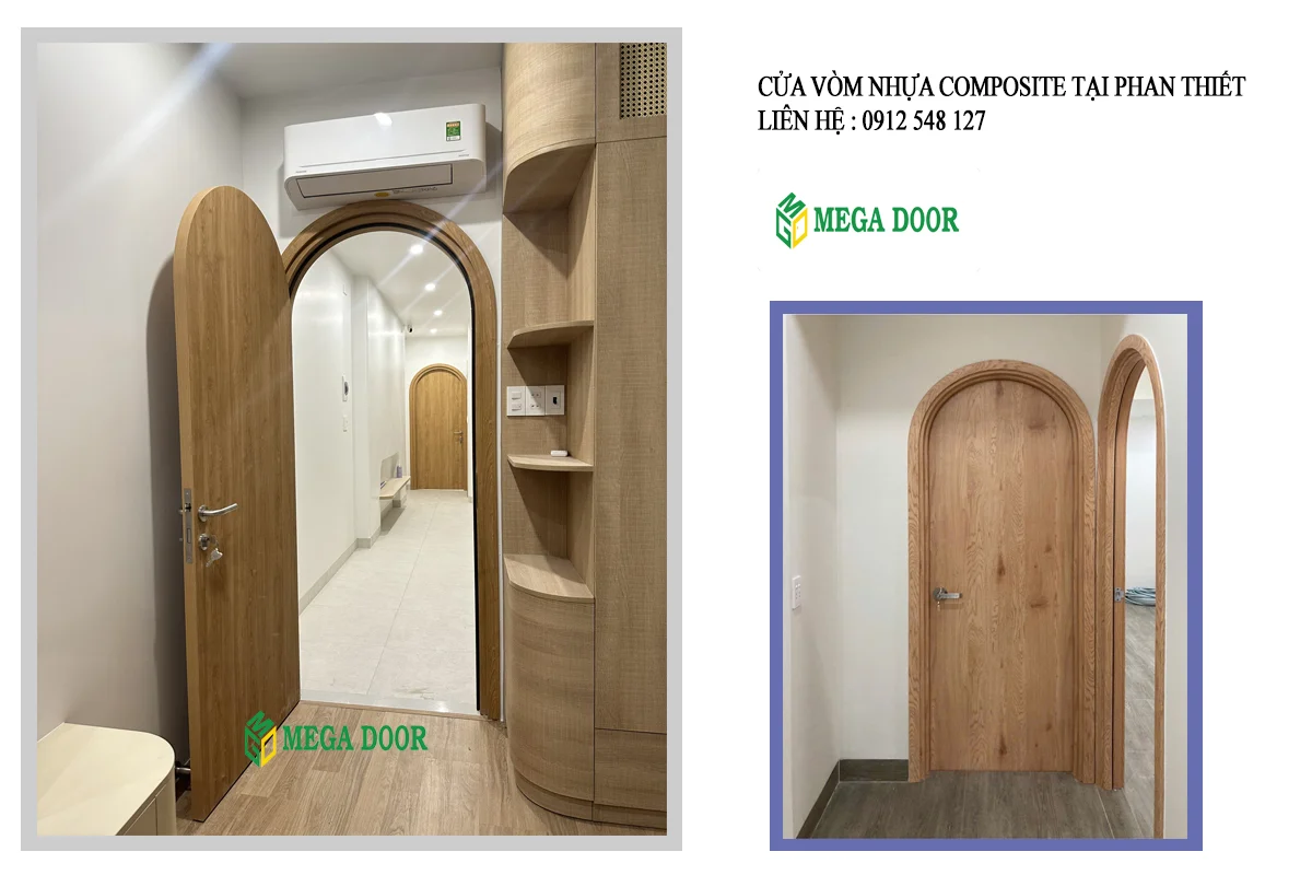 cửa vòm nhựa composite tại phan thiết